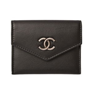 Chanel Boy Wallet Caviar Skin Black